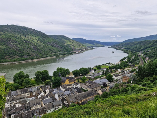 View of the Rhine from Bacharach